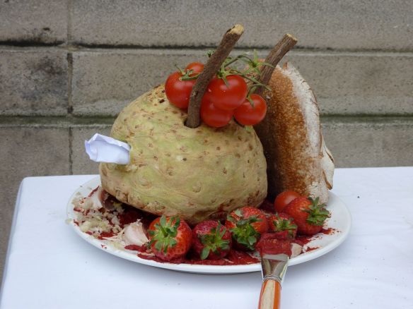 Vanité au céleri rave, version art brut - photo ©aroline ©hampion